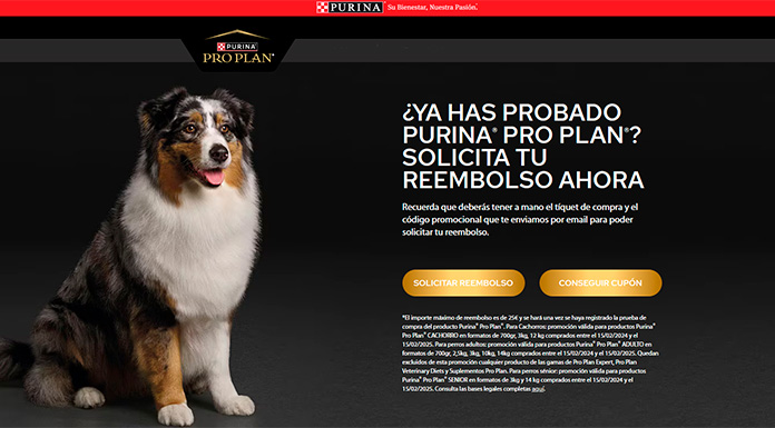 Reembolsos Purina Pro Plan