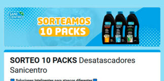 Sorteo de 10 packs desatacadores Sanicentro Sorteo de 10 packs desatacadores Sanicentro