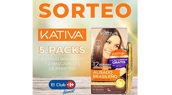 Sorteo de 5 kits de Kativa de Carrefour