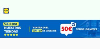 Sorteo de vales de Lidl Sorteo de vales de Lidl