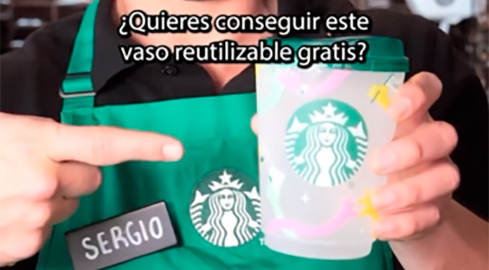 Gratis un vaso reutilizable Starbucks