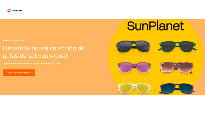 Llévate gafas de sol Sun Planet con Repsol