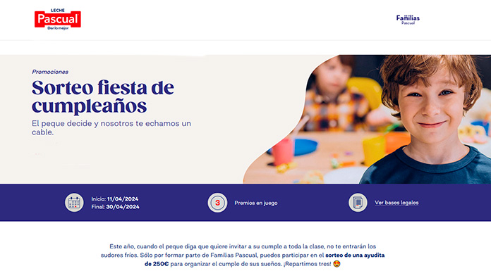 Sorteo fiesta de cumpleaños de Pascual