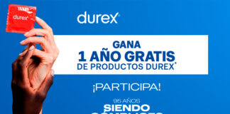 Gana 1 año gratis de productos Durex Gana 1 año gratis de productos Durex