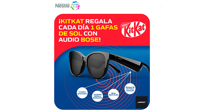 Gana unas gafas de sol con audio Bose con KitKat