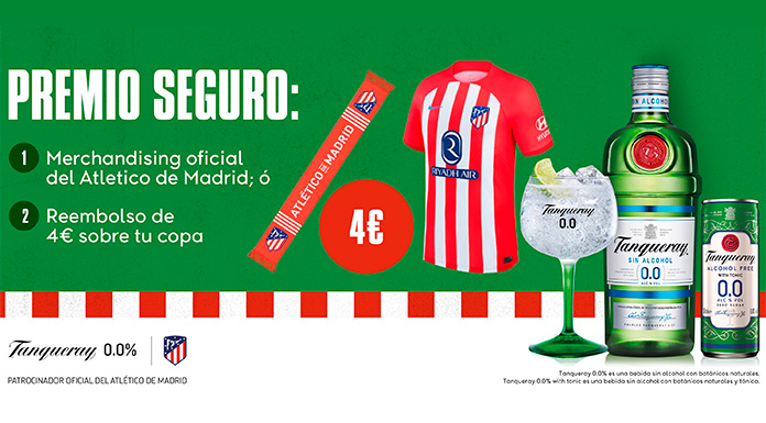Premio seguro con Tanqueray