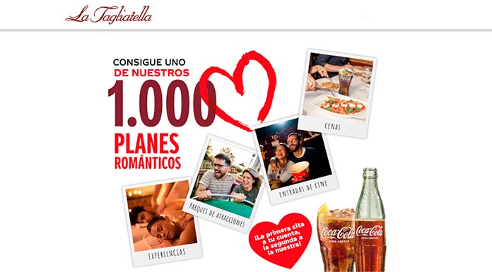 Regalos de planes románticos con La Tagliatella