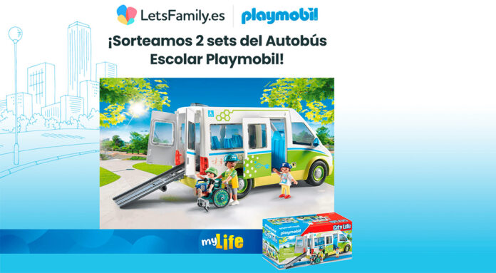Sorteo de 2 sets del Autobús escolar Playmobil de Lets Family Sorteo de 2 sets del Autobús escolar Playmobil de Lets Family