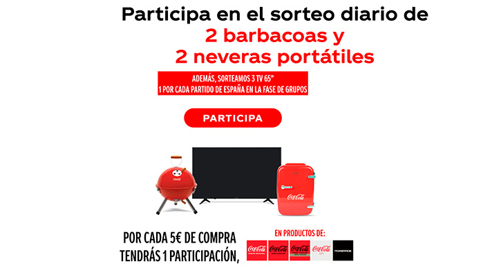 Sorteo diario Eurocopa de Coca Cola