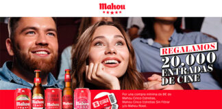 Mahou regala entradas de cine Mahou regala entradas de cine
