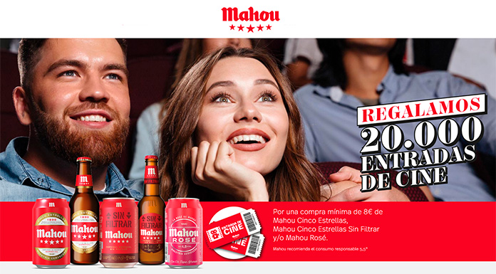 Mahou regala entradas de cine