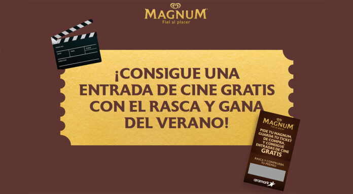 Consigue una entrada de cine gratis con Magnum