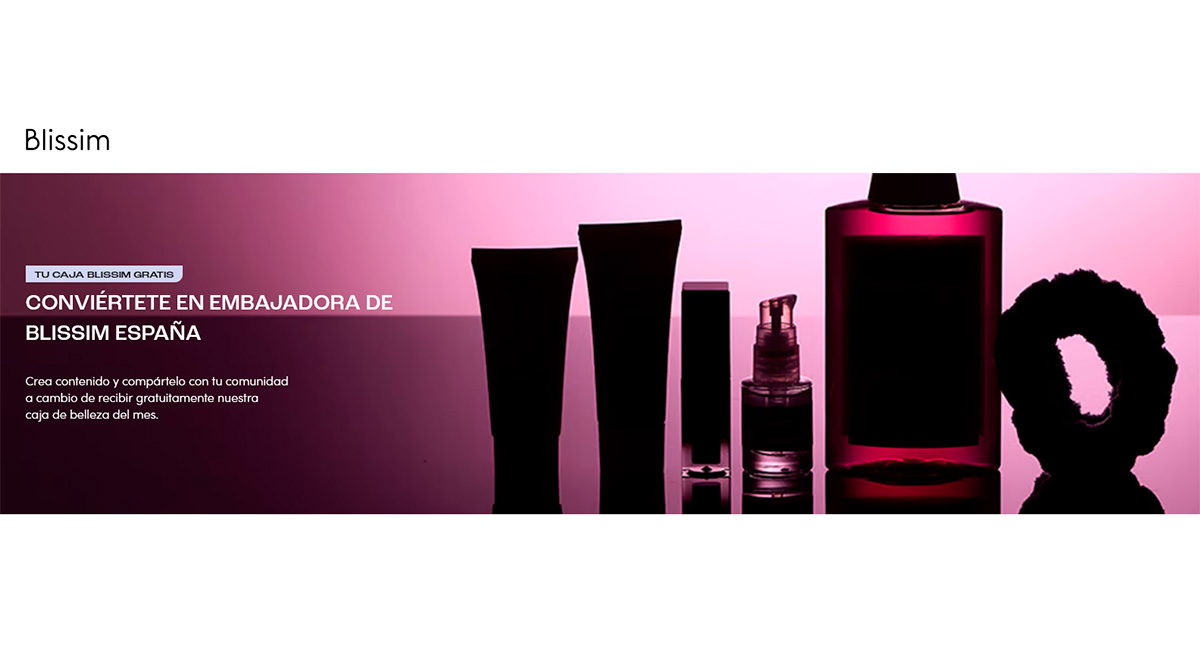 Conviértete en embajadora de Blissim España