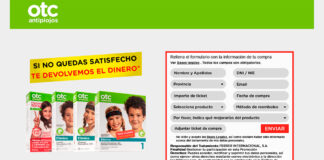 Promoción de reembolso OTC Antipiojos Promoción de reembolso OTC Antipiojos