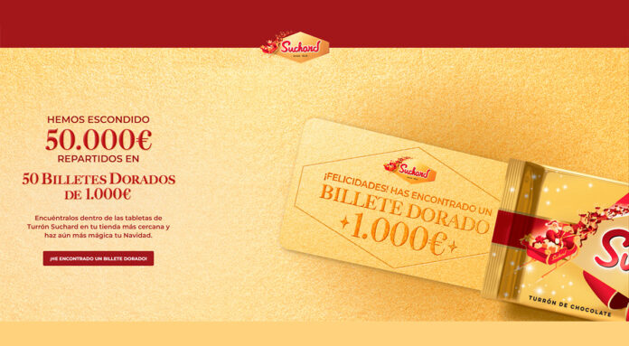 Suchard reparte billetes dorados