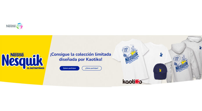 Consigue la colección exclusiva by Kaotiko con Nesquik