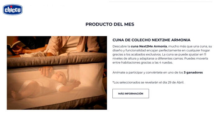 Conviértete en colaborador Chicco