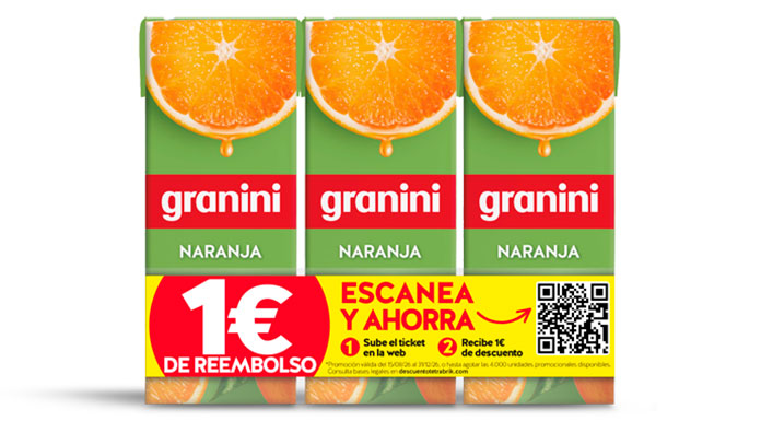 Reembolsos de Granini Reembolsos de Granini
