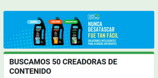Sanicentro busca 50 creadoras de contenido Sanicentro busca 50 creadoras de contenido