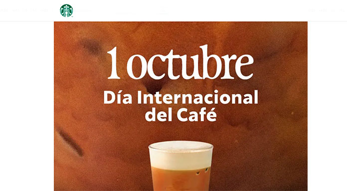 Starbucks te invita a un café