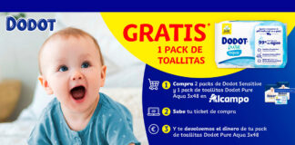 Toallitas Dodot Aqua gratis Toallitas Dodot Aqua gratis
