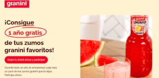 Consigue 1 año gratis de zumos Granini Consigue 1 año gratis de zumos Granini