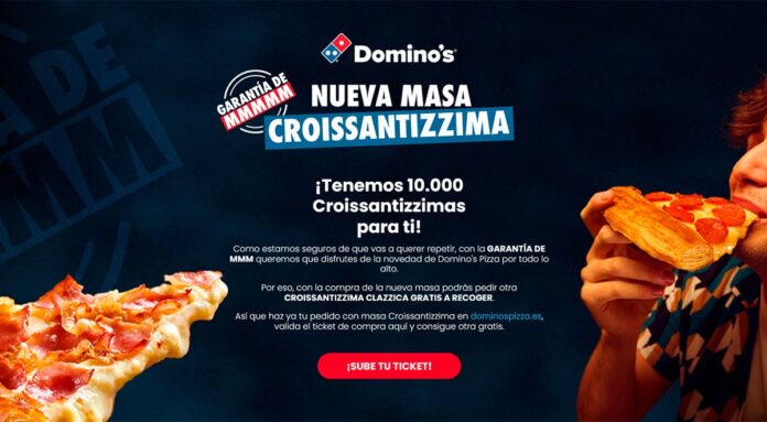 Domino's Pizza regala 10.000 Croissantizzimas Domino's Pizza regala 10.000 Croissantizzimas