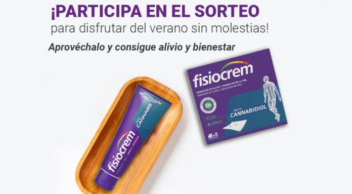 Gana un lote de productos Fisiocrem