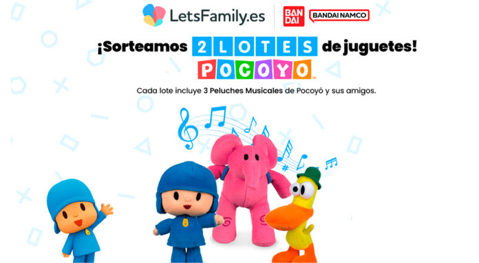 Sorteo de 2 lotes de juguetes Pocoyó de Lets Family