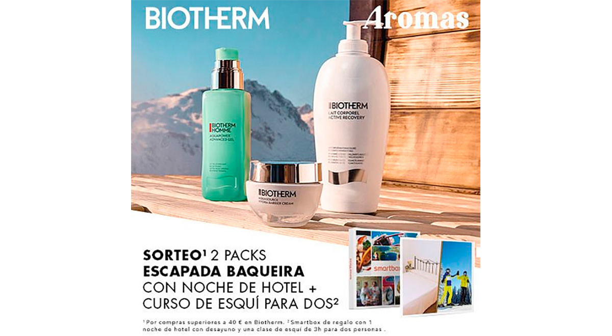 Interesante sorteo de Biotherm y Aromas