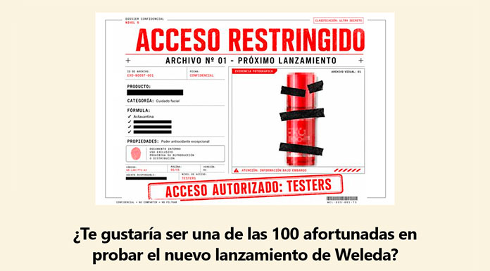 Weleda busca testers Weleda busca testers