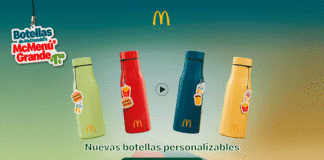 Exclusivas botellas en McDonald’s Exclusivas botellas en McDonald's