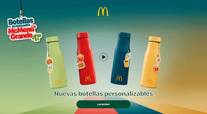 Exclusivas botellas en McDonald's Exclusivas botellas en McDonald's