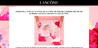 Sorteo de un Cofre de Edición Limitada del Día de la Madre Lancôme Sorteo de un Cofre de Edición Limitada del Día de la Madre Lancôme