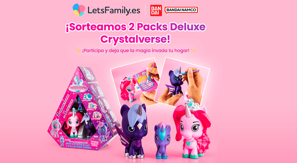 Sorteo de 2 packs Deluxe Crystalverse de Lets Family