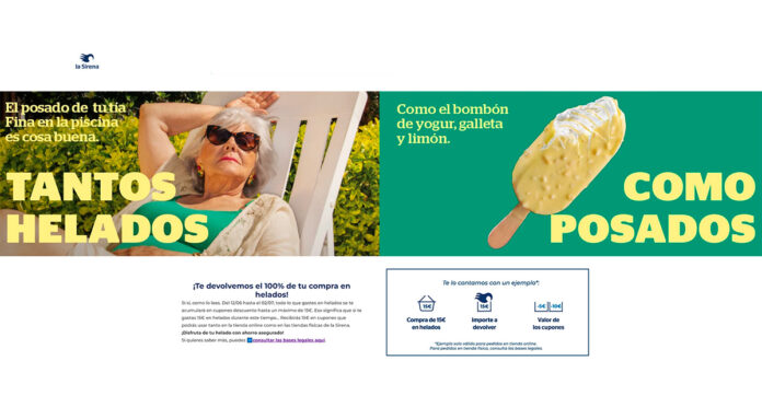 Te devuelven el 100% de tu compra en helados La Sirena
