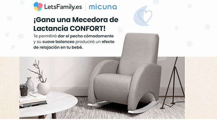 Sorteo de una mecedora de lactancia Confort de Lets Family