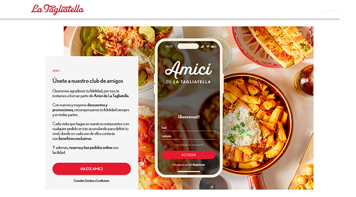 Suma visitas con La Tagliatella