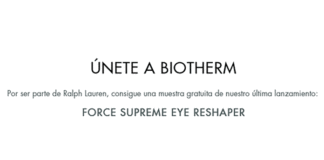 Muestras gratis de Biotherm Muestras gratis de Biotherm