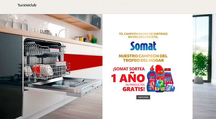 Somat sortea 1 año de productos gratis Somat sortea 1 año de productos gratis