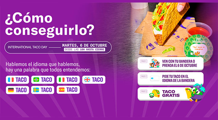 Tacos gratis en Taco Bell