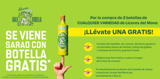 Una botella de Licores del Mono gratis Una botella de Licores del Mono gratis