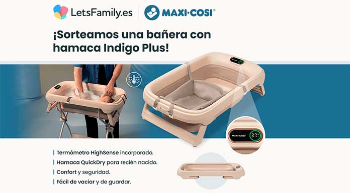 Sorteo de una bañera con hamaca Indigo Plus de Lets Family