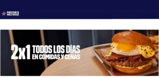 2 x 1 en Foster’s Hollywood 2 x 1 en Foster's Hollywood