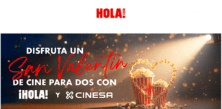 Este San Valentín 2×1 en cines Cinesa y Hola Este San Valentín 2x1 en cines Cinesa y Hola