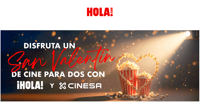 Este San Valentín 2x1 en cines Cinesa y Hola Este San Valentín 2x1 en cines Cinesa y Hola