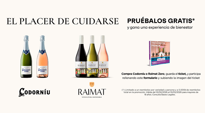Prueba gratis Codorníu y Raimat Prueba gratis Codorníu y Raimat