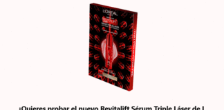 Prueba gratis el nuevo Revitalift Sérum Triple Láser de L’Oréal Paris Prueba gratis el nuevo Revitalift Sérum Triple Láser de L'Oréal Paris
