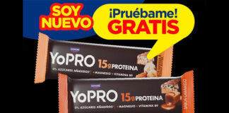 Prueba gratis YoPro Barritas de Danone Prueba gratis YoPro Barritas de Danone