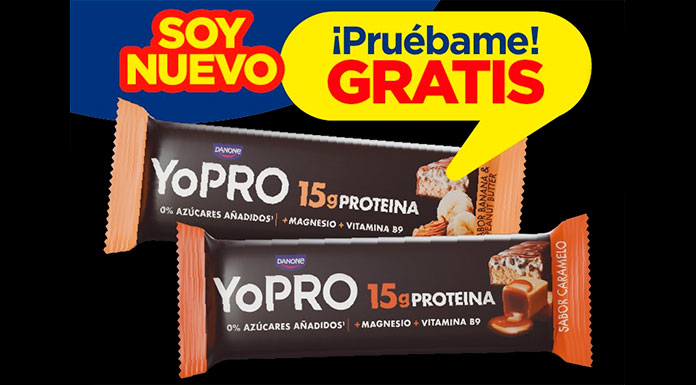Prueba gratis YoPro Barritas de Danone Prueba gratis YoPro Barritas de Danone